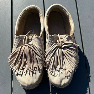 J/Slides Slip-on Raoul Espadrille-style Sneakers with Pompom Tassles